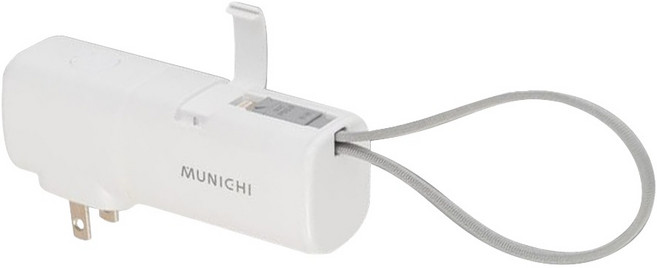 MUNICHI 沐尼黑 能量小Q寶 口袋行動電源 5000mAh Type-C, MR.50C, 雲朵白