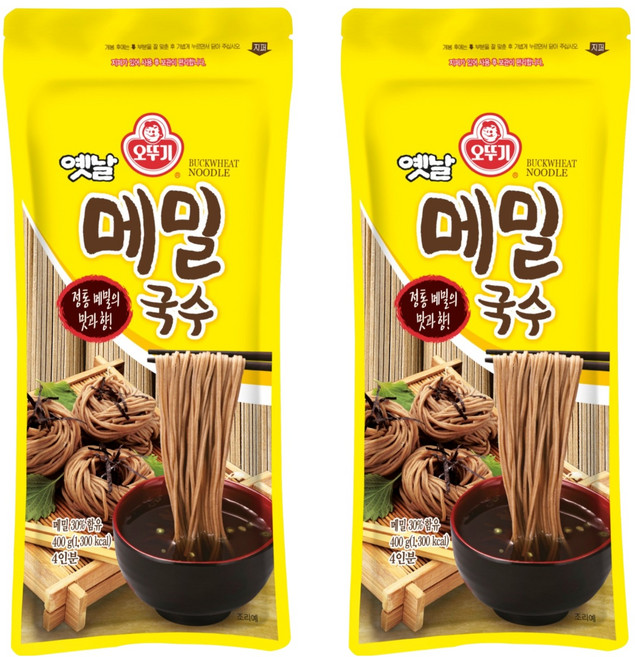 오뚜기옛날 메밀국수, 400g, 2개