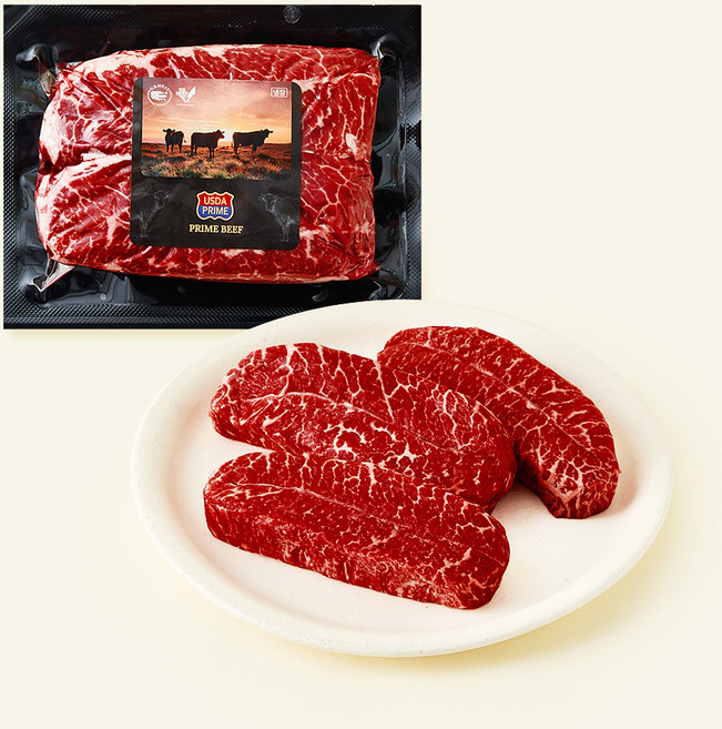 미국산 프라임 부채살 스테이크 (냉장), 600g, 1개