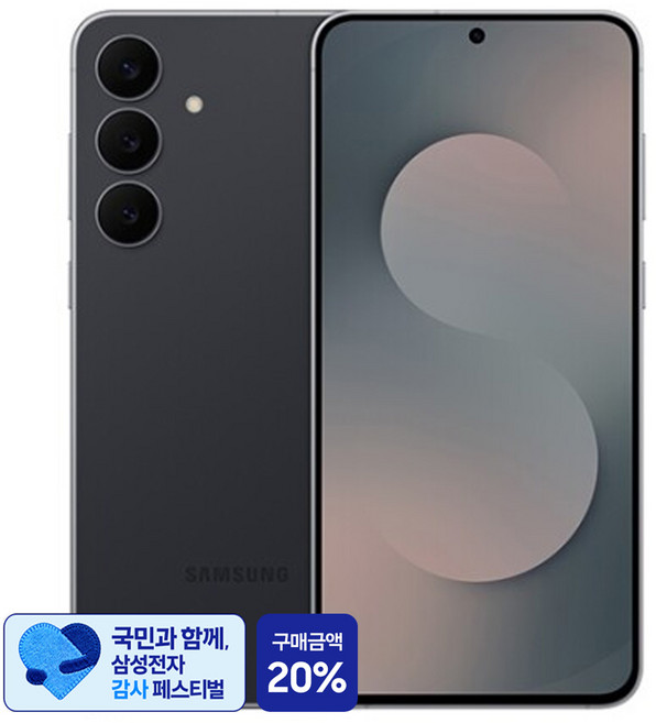 [삼성 감사 페스티벌] 삼성전자 갤럭시 S25 FE SM-S731N, 제트블랙, 256GB
