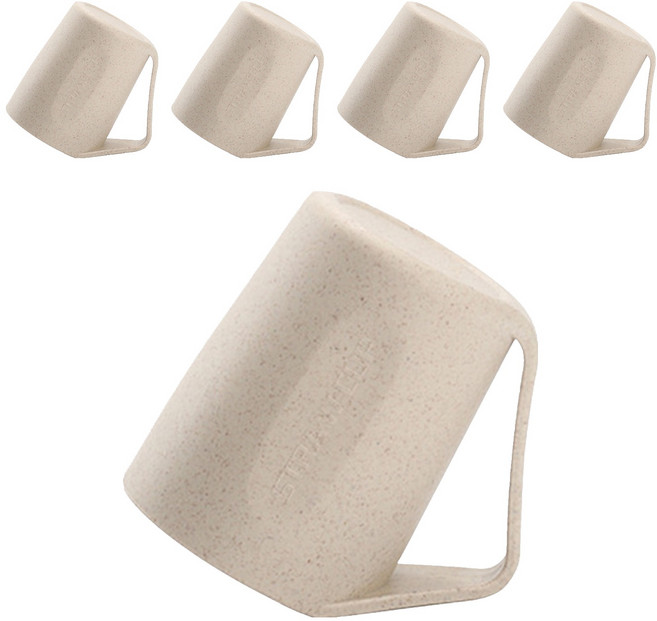 무식이네 스윗클린 물빠짐 거꾸로 양치컵, 오트밀, 5개