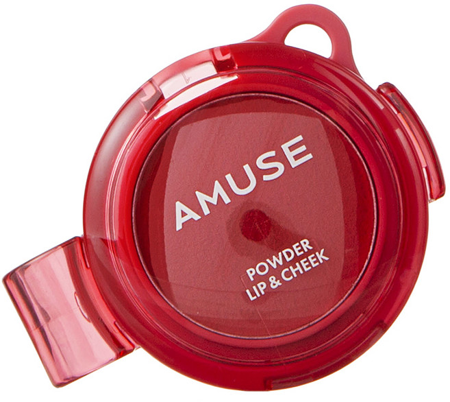 AMUSE 파우더 립 앤 치크 4g, 06 코랄 퐁, 1개