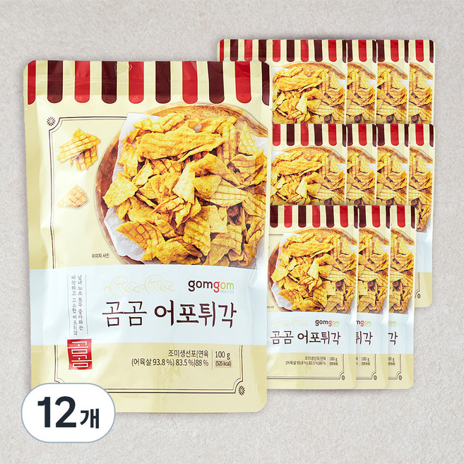 곰곰 어포튀각, 100g, 12개입