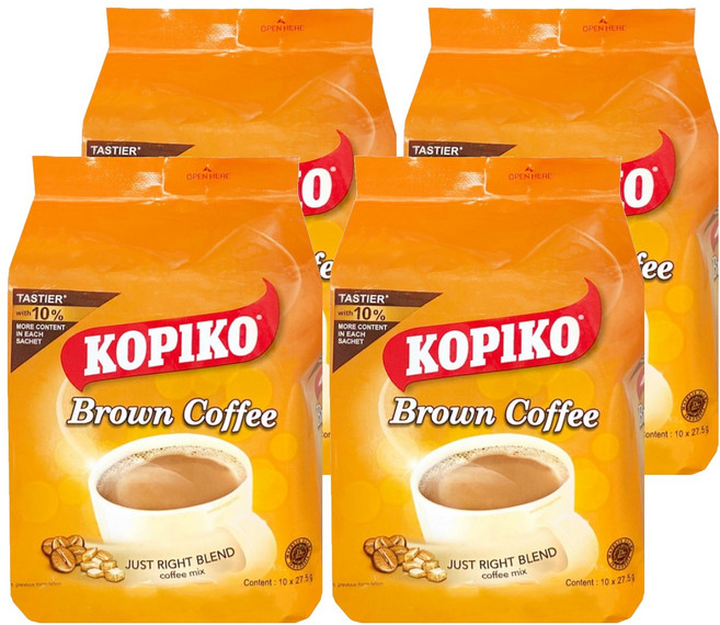 코피코 브라운 커피믹스, 27.5g, 10개입, 4개