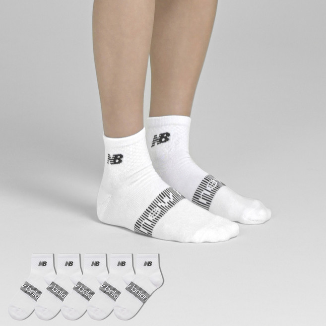 New Balance 網眼Logo氣墊短襪 5雙