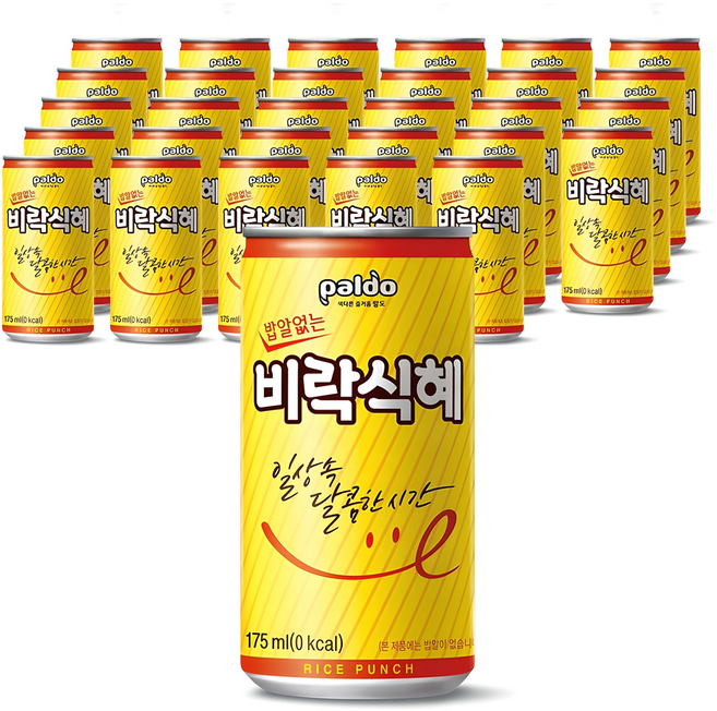 팔도 밥알없는 비락 식혜, 175ml, 90개
