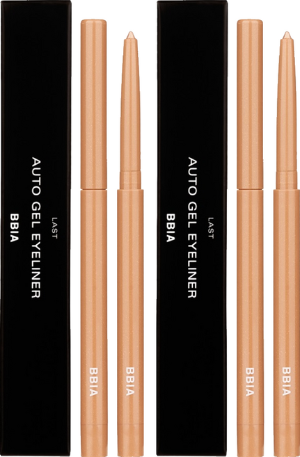 삐아 라스트 오토 젤 아이라이너 0.3g, 09로즈골드, 2개