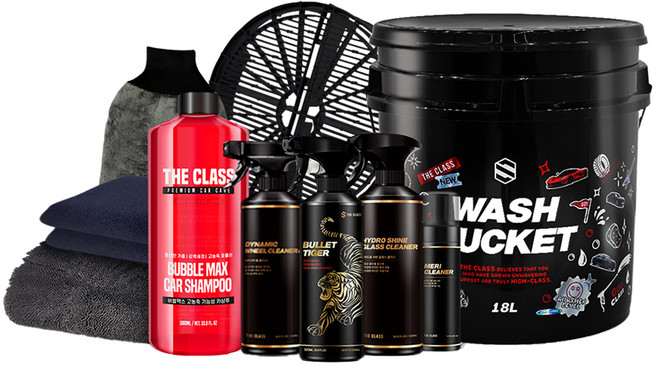 더클래스 스페셜 11종 패키지 세차용품세트, 1세트