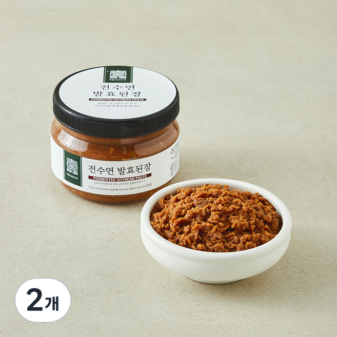 전수연 발효된장 단지형, 350g, 2개