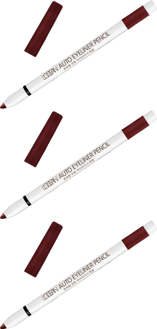 로쎄앙 에어타이트 오토 젤 아이라이너, 05호 트윙클버건디, 3개