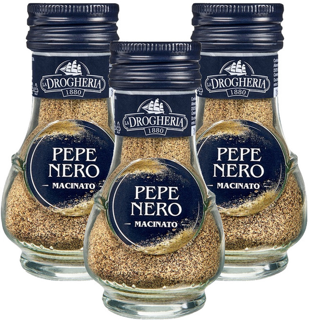 드로게리아앤알리멘타리 흑후추분, 3개, 40g