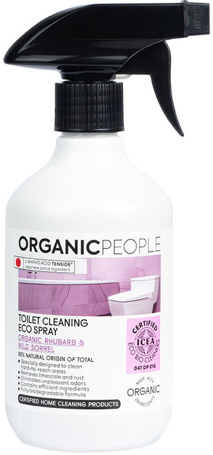 Organic People 有機生活 浴廁清潔劑 500ml 有機天然 高效清潔 深入清潔死角, 1瓶