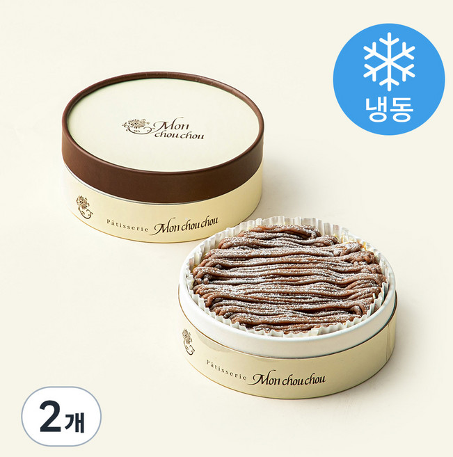 몽슈슈 떠먹는 몽블랑 (냉동), 280g, 2개