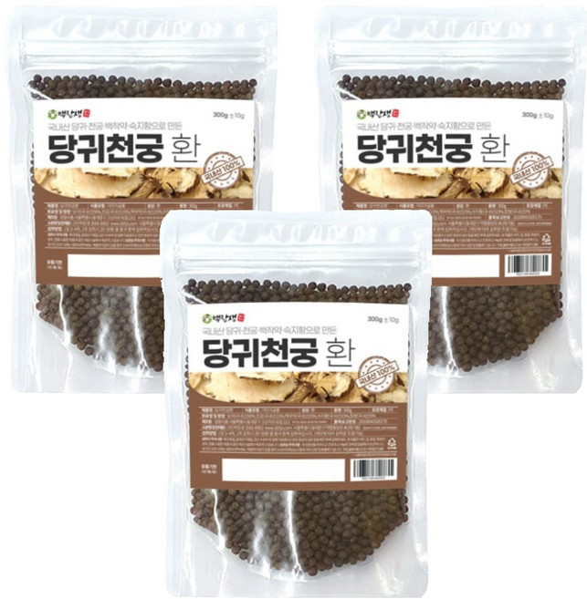 백장생 토종 당귀천궁환, 3개, 300g
