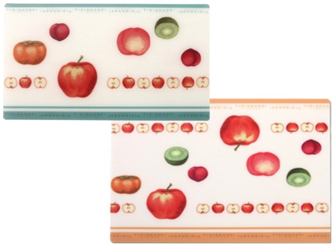 티리난지 멜라 TPE도마(중)+멀티시트 플라스틱도마, 혼합색상, 1개