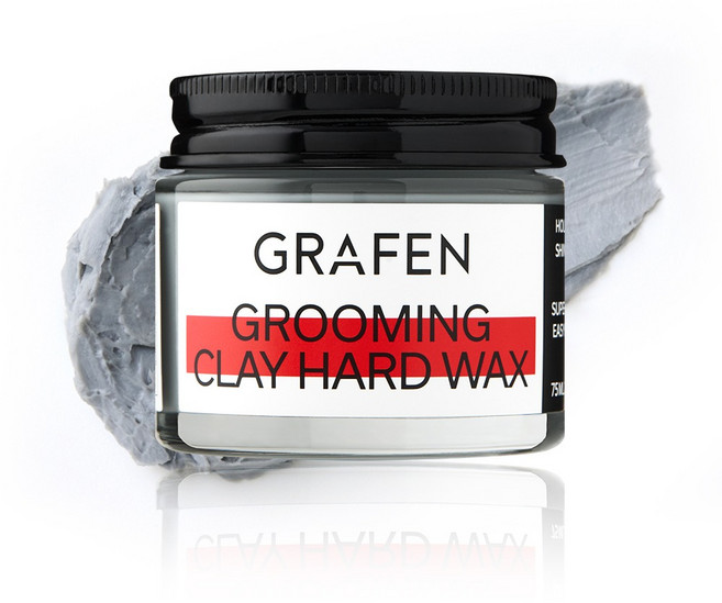 그라펜 그루밍 클레이 하드 헤어왁스, 75g, 1개