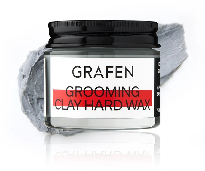 그라펜 그루밍 클레이 하드 헤어왁스, 75g, 1개 - 쿠팡