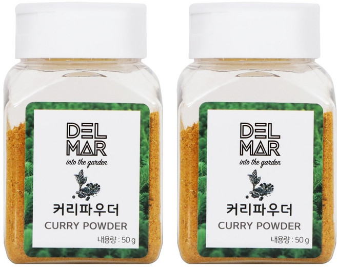 딜리셔스마켓 커리 파우더 소형, 50g, 2개