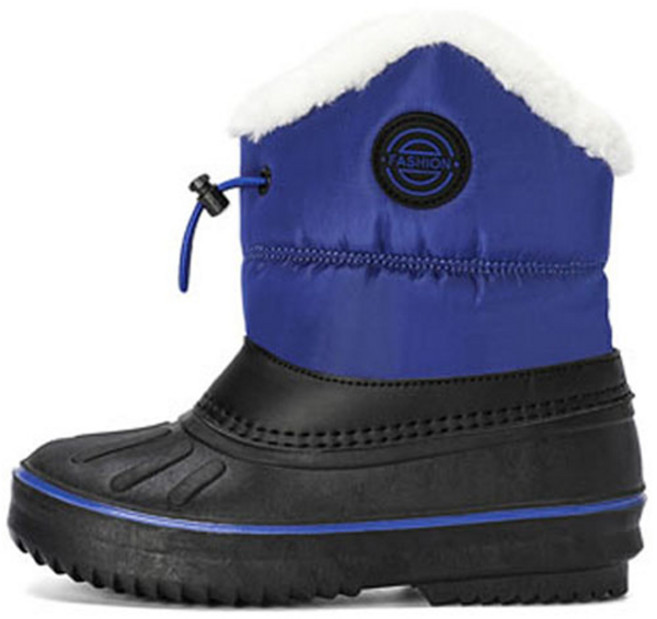 童款冬季抽繩保暖內刷毛雪靴 BW111