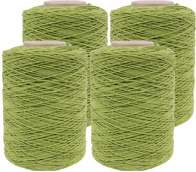 공작표 순면 색사 12합 미니 350 뜨개실, 216 올리브, 4개