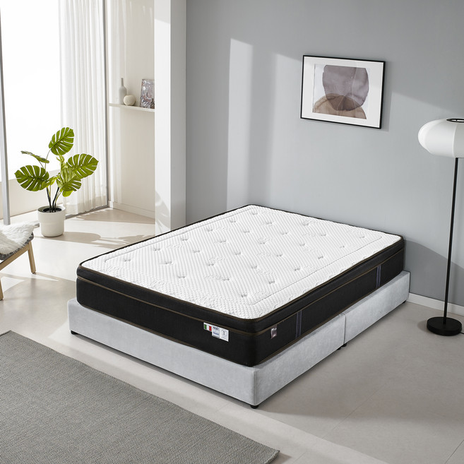 도리퍼니처 필로스 필로탑 독립스프링매트리스 방문설치, 화이트, 28cm