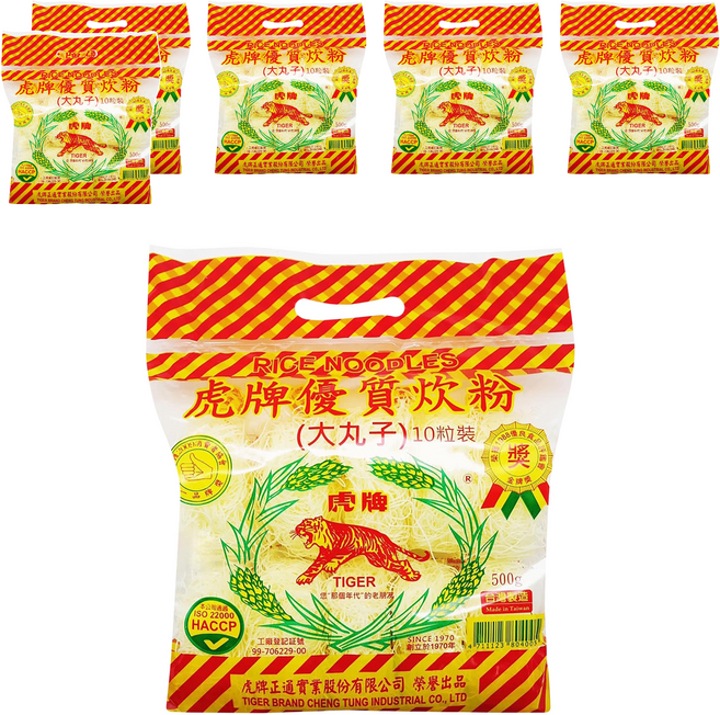 TIGER FOOD 虎牌 優質炊粉 大丸子, 500g, 6包