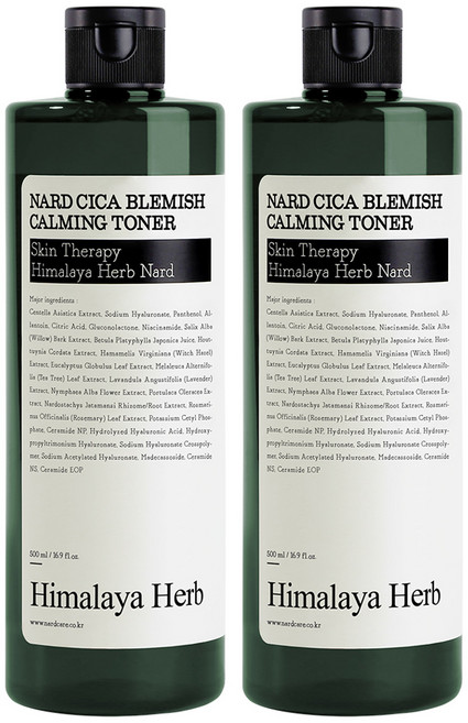 나드 시카 블레미쉬 카밍 토너, 500ml, 2개