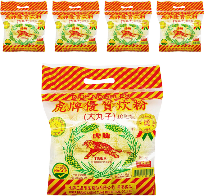 TIGER FOOD 虎牌 優質炊粉 大丸子, 500g, 5包