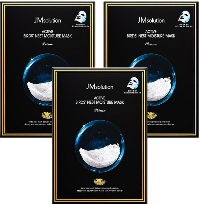 JMsolution 肌司研 燕窩補水保濕面膜 30ml, 10片, 3盒