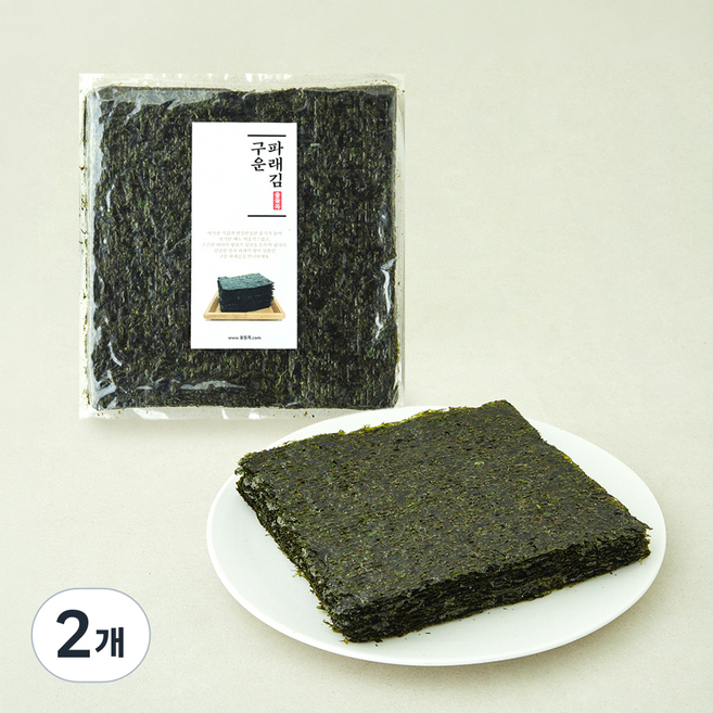 울돌목 구운파래김 50장, 90g, 1개입, 2개