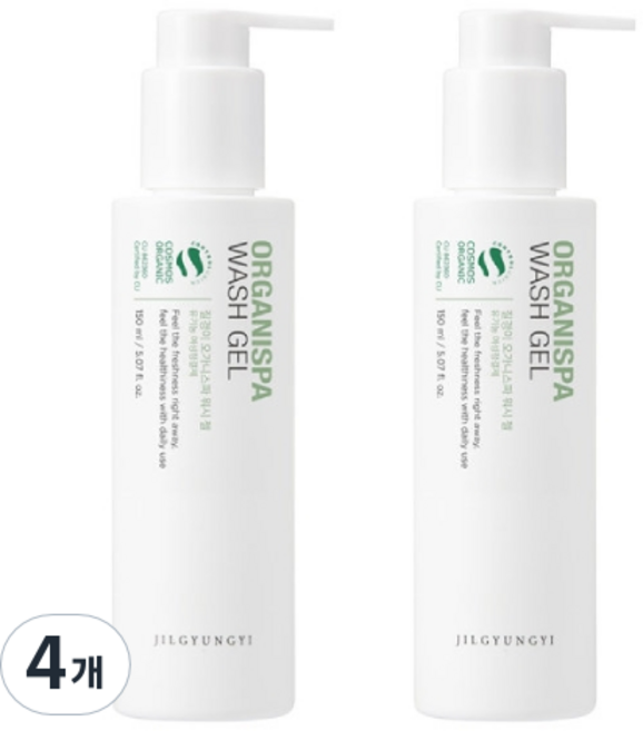 JilGyungYi 質更益 女性Organispa私密清潔凝膠, 150ml, 4個