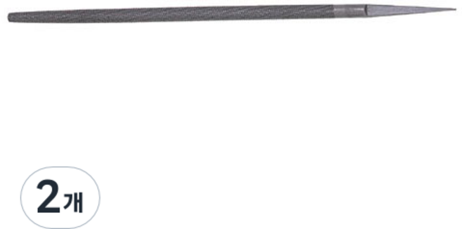 SIT 鐵工用銼刀 圓形 粗齒 152mm, 2個