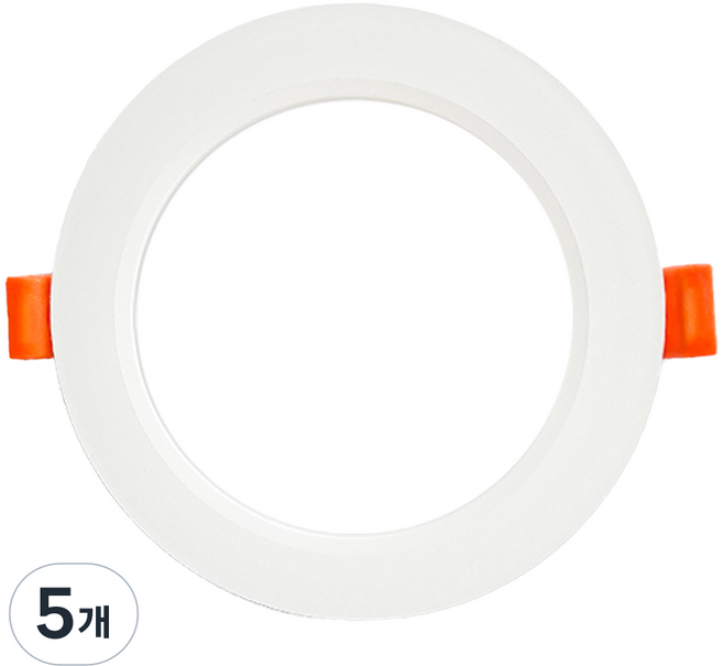 LED 全新筒燈 嵌入式燈 120mm 8W, 晝光色, 5個