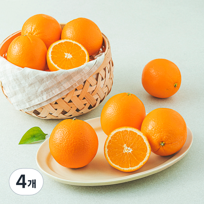 고당도 네이블 오렌지, 2.5kg(중과), 4개