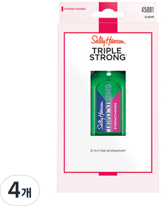 Sally Hansen 莎莉韓森 Triple Strong 指甲強化劑, 13.3ml, 4個