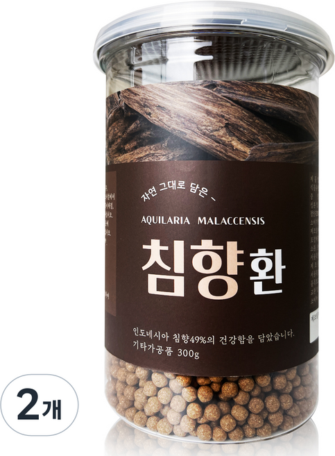 헬로우그린 침향 환 통, 300g, 2개