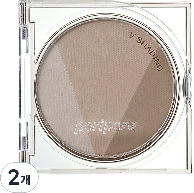 peripera V臉修容 9.5g, 003 冷灰色調, 2個