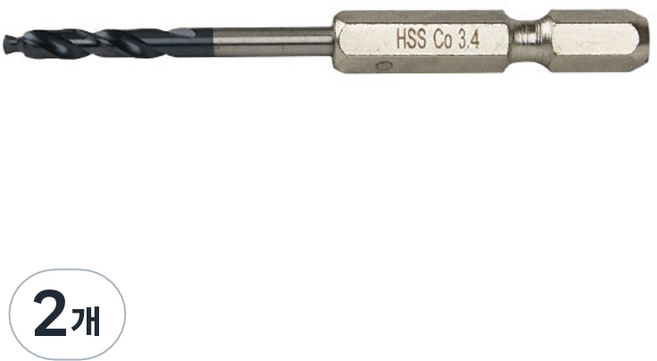 이엑스파워 스마트 육각 스텝드릴 M 3.4 ETL-34H, 2개