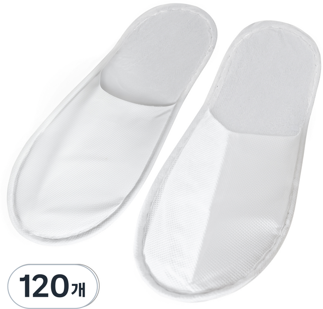 탐사 일회용 슬리퍼, 화이트, 120개