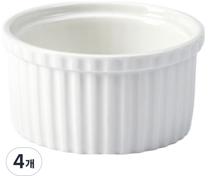 해피정 코리아 소스볼 레미킨 소 55ml, 화이트, 4개