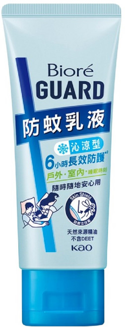 Biore 蜜妮 GUARD 防蚊乳液 沁涼型, 100g, 1條