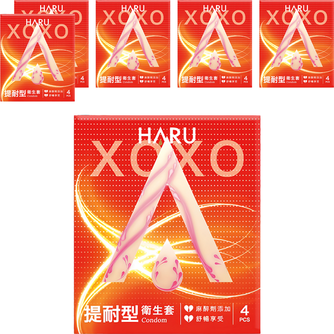 HARU 含春 XOXO Long Lasting 提耐型衛生套, 4個, 6盒
