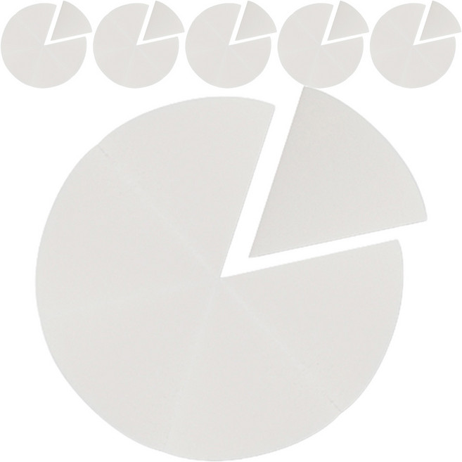 더분 하이드로 스펀지 6P, 흰색, 6개