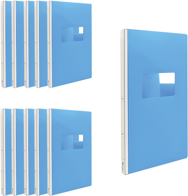 영오산업 진행 문서 화일 PP A4, 하늘색, 10개