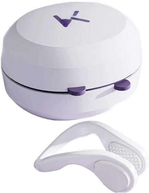 켈본 수영 방수 실리콘 귀 코마개 세트, 화이트(코집게), 1세트