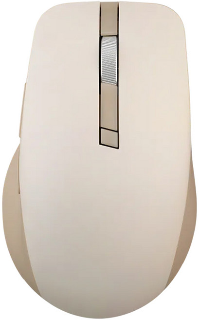 ASUS 華碩 SmartO Mouse Silent Plus 滑鼠, MD200, 燕麥奶