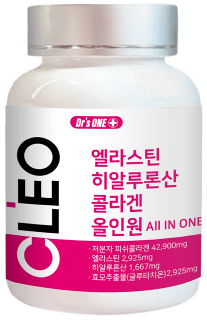 닥터스원 엘라스틴 히알루론산 콜라겐 올인원 58.5g, 90정, 1개
