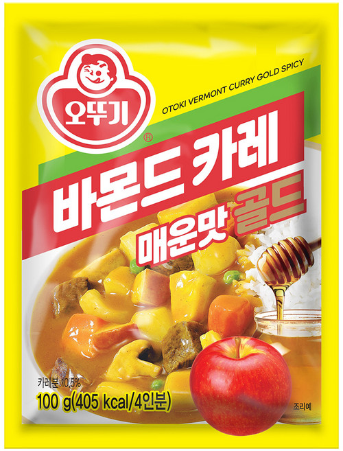 오뚜기 바몬드 카레 골드 매운맛, 100g, 1개