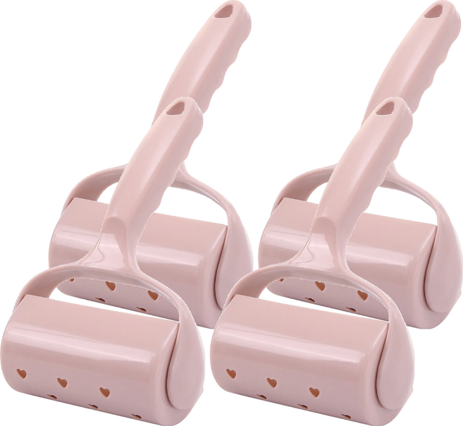 滾筒黏毛器 北歐粉 97g, 4支