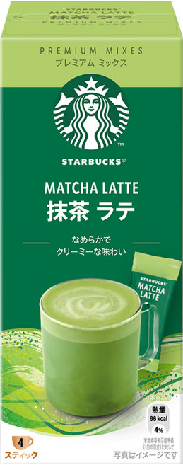 STARBUCKS 星巴克 抹茶拿鐵, 24g, 4入, 1盒